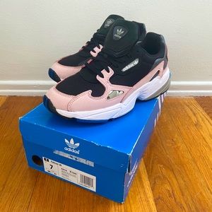 NEW Adidas Falcon Core Black Light Pink (W)